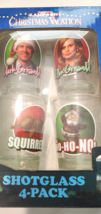 National Lampoon&#39;s Christmas Vacation Griswold Set of 4 Glass Shot Set 2... - $18.95