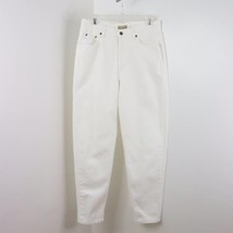 Vintage Liz Claiborne Lizwear Women&#39;s 12 Short White Denim High-Rise Jeans - £15.62 GBP