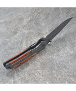 8&quot; Folding Blade Pocket Knives Rosewood Handle with Belt Clip EDC Surviv... - £14.93 GBP