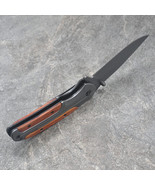 8&quot; Folding Blade Pocket Knives Rosewood Handle with Belt Clip EDC Surviv... - £14.19 GBP