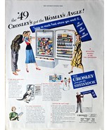 Crosley&#39;s got the Woman&#39;s Angle Refrigerator Shelvador 1949 Vintage Prin... - $16.78 CAD