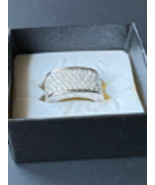 Elegant Silver and Crystal Statement Ring - $40.00