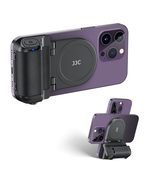 Generic Case for iPhone 15 Plus (Color: Black) Magnetic Hand Grip Tripod Adapter