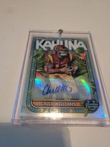 Caleb Williams USC Bowman Chrome U Kahuna Auto Autographed 34/150 Chicago Bears - £1,387.12 GBP