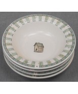 Set (4) Pfaltzgraff Portfolio NATUREWOOD PATTERN Rimmed Cereal/Soup Bowl... - $33.60 CAD