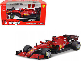 Ferrari SF21 #55 Carlos Sainz Formula One F1 World Championship 2021 For... - £16.86 GBP