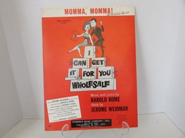 Momma, Momma! I can Get It For You Wholesale Piano 1962 Sheet Music - £9.62 GBP