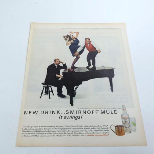 1965 Smirnoff Vodka Mule Blue Star Home Gas Company Print Ad 10.5" x 13.5" - £5.66 GBP
