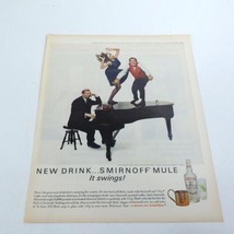 1965 Smirnoff Vodka Mule Blue Star Home Gas Company Print Ad 10.5" x 13.5" - £5.65 GBP