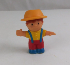 Vintage Fisher Price Little People Farmer Son 2.75&quot; Action Figure Toy - £6.19 GBP
