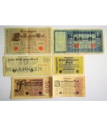 Germany set of old banknotes #16 - $14.99