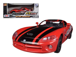 2003 Dodge Viper SRT-10 #8 Red with Black Stripes &quot;GT Racing&quot; Series 1/24 Diecas - £34.06 GBP