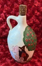 Vintage Moonshine Hand Painted Jug Corn Cob Stopper Corn Mash Jug Mounta... - £59.78 GBP