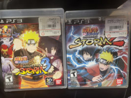 Naruto Shippuden Ultimate Ninja Storm 2 &amp; 3(PlayStation 3 PS3) 1 HAS NO MANUAL - £13.28 GBP