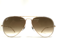 Ray-Ban Sunglasses RB3025 Aviator Large Metal 001/51 Gold With Brown Lenses - £83.33 GBP