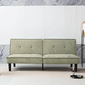 Modern Convertible Folding Futon Sofa Bed For Compact Living Space, Apar... - £609.21 GBP