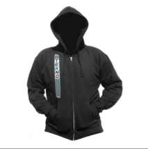 Tekno RC “Stripe” Zippered 2XL Hoodie (vertical design, black) - £37.84 GBP