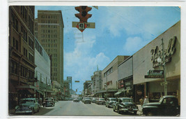 Main Street Cars Jacksonville Florida 1960 postcard - £4.74 GBP