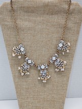 Boho-Style Beaded Necklace Owls Rhinestone and Beads - £19.91 GBP