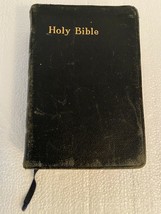 holy bible pronouncing junior concordia 1950’s leather bound Gilded Pages VG - £40.20 GBP