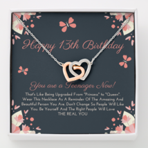 13th Birthday Gift for Girls Necklace Present for Teens Thirteenth Bday Pendant - £35.37 GBP+