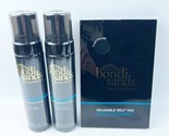TWO New Bondi Sands Dark Self Tanning Tan Foam 6.76 oz ea + Mitt Sealed ... - £24.08 GBP