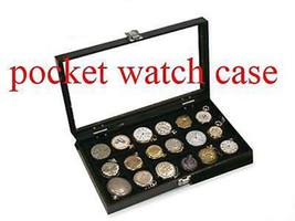 18 Watch Show Case Display Antique Jewelry Supply box for pocket watches - $54.95