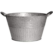 10&quot; Round Tub w/Handles - Galvanized - $31.51