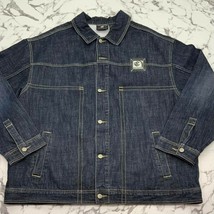 Men&#39;s Rocawear Indigo Blue Sandblast Casual Denim Jacket - £106.15 GBP
