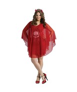 Junior Devil Costume Girls 0-9 Sheer Poncho Skull Shirt Halloween Outfit... - $293.93 MXN