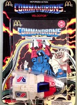 McDonald 1985 Tomy Commandron Velocitor Motorized Commando DC Comics Tra... - $4,843.99