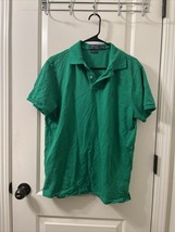 Polo Ralph Lauren Men&#39;s Polo Shirt Little Pony Custom Slim Fit Size Large Green - $48.11