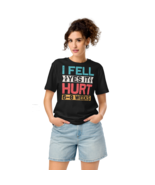 Unisex Organic Mid-Light T-Shirt – I Fell Black - $68.37 CAD