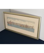 Lithograph/Print-Vintage Cityscape Of Stockholm Signed R Eriksson - $3,396.77 MXN