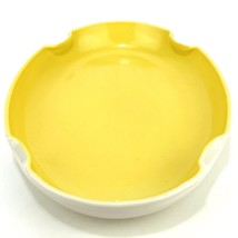 Vintage Fire King Vitrock Milk Glass Yellow Garden Bowl Dish Tray Glassware - £22.23 GBP