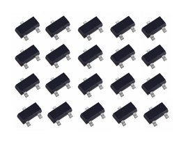 20 Pcs Pack Lot SOT-23 Triodes Transistors SMD NPN BC817-40 6C BC817 45V 500mA - £9.31 GBP