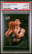 Yao Ming 2002-03 Topps Chrome Rookie Card (RC) #146- PSA Graded 8 NM-MT (Houston - £47.74 GBP