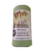 New Wilton 1006-4045 Tulle Spool Mint Green / Lime  65 yards X 6&quot; Polyester - $10.31 CAD