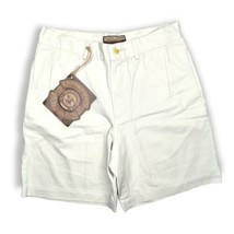 Steve &amp; Barry&#39;s Men&#39;s Classic Chinos Shorts Size 30 Cotton Flat Front Beige Tan  - £14.04 GBP