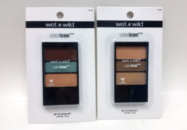 ( LOT of 2 ) Wet n Wild COLORICON Eyeshadow Palette #1115463 Sealed - $9.89