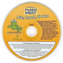 Muppet Babies Air, Land &amp; Sea (Ages 2-5) (PC-CD, 2006) Windows -NEW CD in SLEEVE - £3.20 GBP