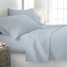 Comfy Sheets Egyptian Cotton 1000-TC King Sheets 6 Piece Set, LIGHT BLUE - £79.01 GBP