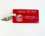 Vintage 1985 Toyota Team Imperial Hotel Tokyo Japan Luggage Label Tag Co... - £15.79 GBP