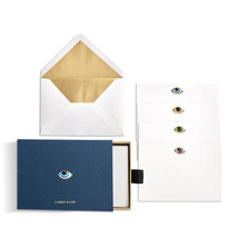 L&#39;OBJET Lito Stationery Box Set of 12 Foil Stamped Embossed Notecards Envelopes - £86.73 GBP