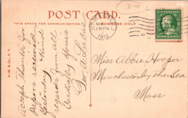 Vtg Postcard Hudson River and Grant&#39;s Tomb New York City Postmarked 1912 - £4.89 GBP