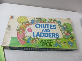 Vintage 1979 Chutes and Ladders Game Complete Set Milton Bradley Pre-Owned - £11.84 GBP