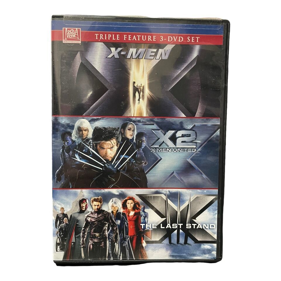 Primary image for X-Men Triple Feature Trilogy 3 DVD Set X-Men X2 X-Men United X3 The Last Stand