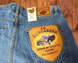 Vintage J. D. Dungarees Jean Shorts Relaxed Fit Mens Size 36 Blue NWT De... - £27.69 GBP