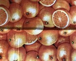 FARMER JOHN&#39;S MARKETPLACE Oranges Fat Quarter BY PAINTBRUSH STUDIO - $11.88