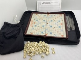 Scrabble Travel Game Folio Edition In Zippered Case Portable Board Game - $12.19